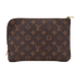 Louis Vuitton Stui Voyage PM Pouch, &pound;240, Accessories, Brown, Canvas, Back view
